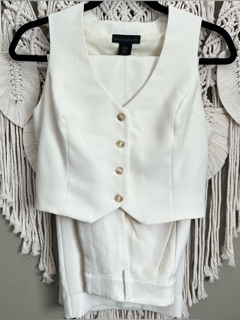 House of Harlow Tailored Two-Piece Set